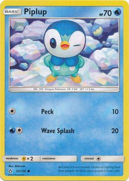 032 / 156 Piplup-Common - Collectible Madness