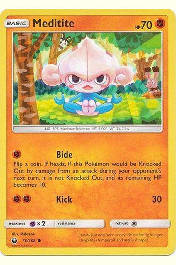 076 / 168 Meditite - Common - Collectible Madness