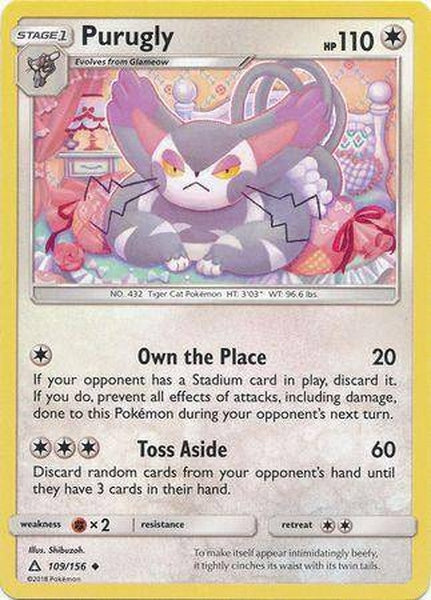 109 / 156 Purugly-Uncommon - Collectible Madness