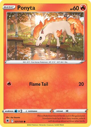 021/189 Ponyta - Common - Collectible Madness