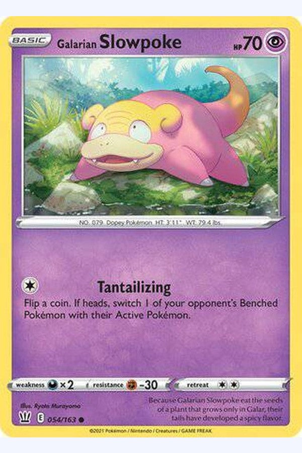 054/163 Galarian Slowpoke - Common - Collectible Madness