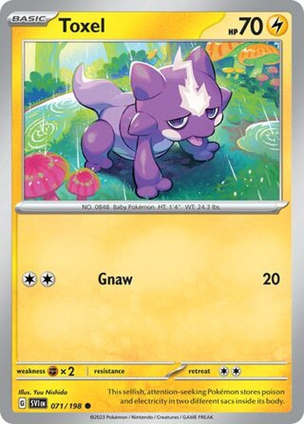071/198 Toxel - Common Reverse Holo