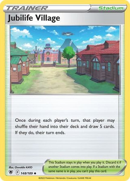 148/189 Jubilife Village - Uncommon Reverse Holo - Collectible Madness