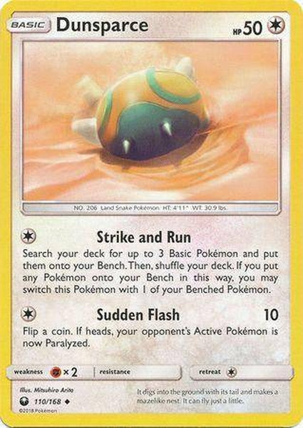 110 / 168 Dunsparce - Uncommon - Collectible Madness