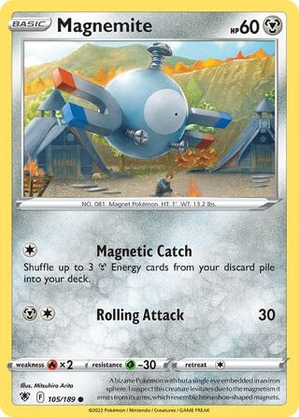 105/189 Magnemite - Common Reverse Holo - Collectible Madness