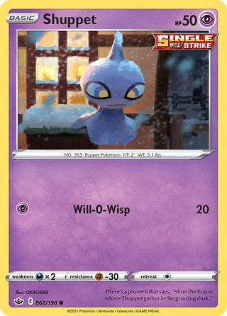 062/198 Shuppet - Common - Collectible Madness