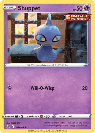 62/198 Shuppet - Common Reverse Holo - Collectible Madness