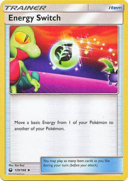 129 / 168 Energy Switch - Uncommon - Collectible Madness