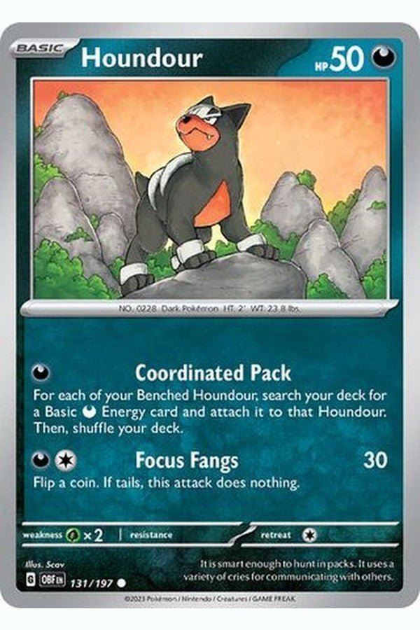 131/197 Houndour - Common Reverse Holo