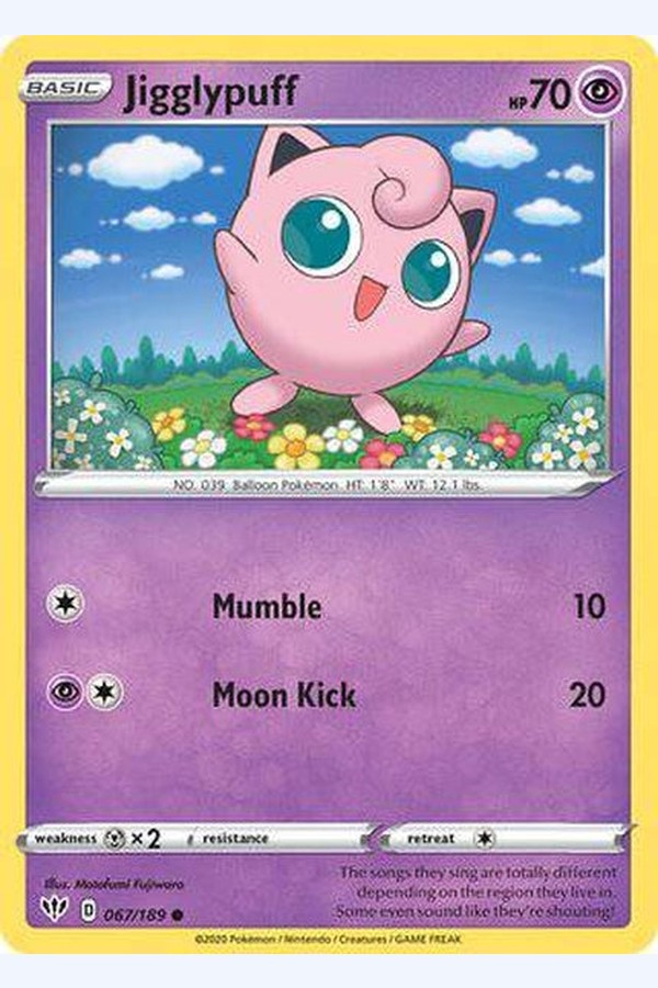 067/189 Jigglypuff - Common - Collectible Madness