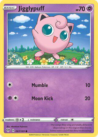 067/189 Jigglypuff - Common - Collectible Madness