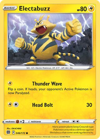 046/172 Electabuzz - Common - Collectible Madness