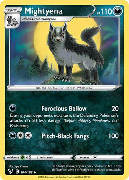 104/185 Mightyena - Uncommon - Collectible Madness