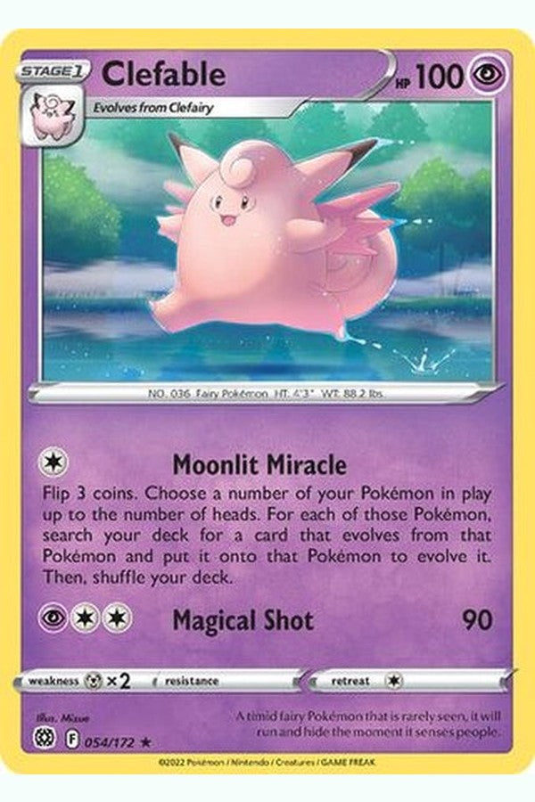 054/172 Clefable - Rare - Collectible Madness