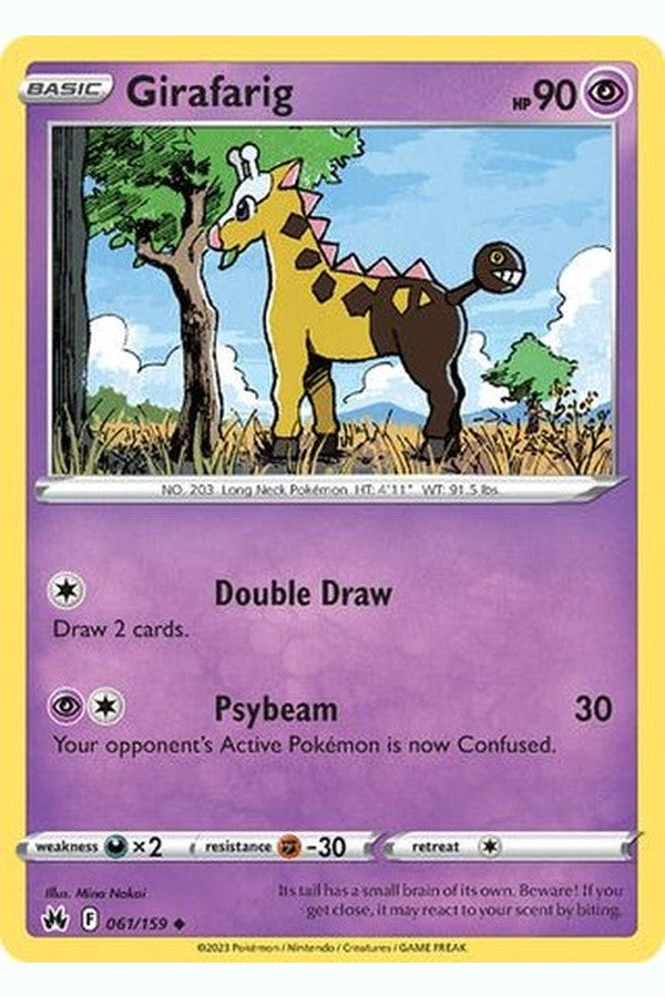 061/159 Girafarig - Uncommon Reverse Holo