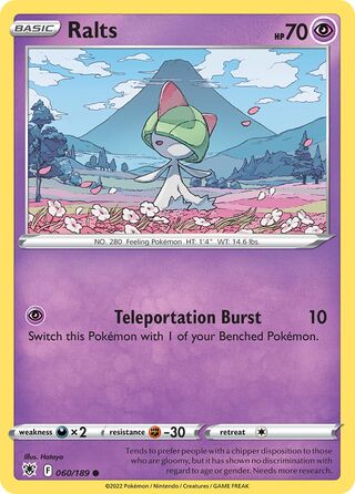 060/189 Ralts - Common - Collectible Madness