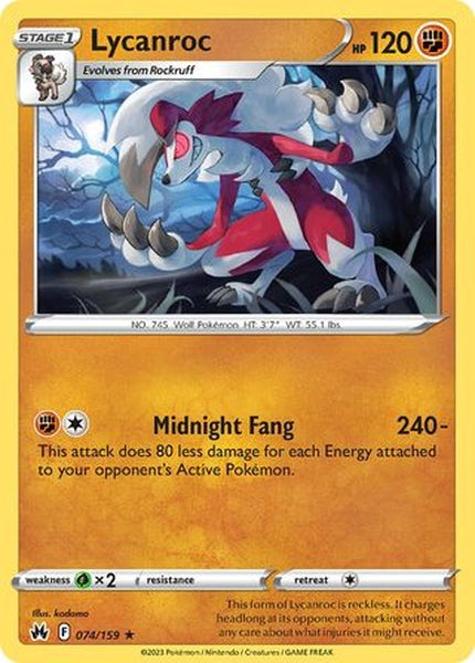 074/159 Lycanroc - Rare