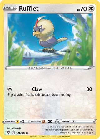 131/189 Rufflet - Common - Collectible Madness