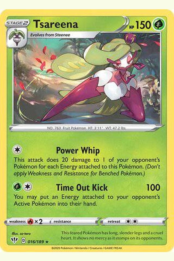 016/189 Tsareena - Rare - Collectible Madness