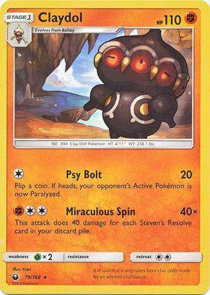 079 / 168 Claydol - Rare - Collectible Madness