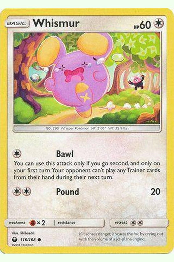 116 / 168 Whismur - Common - Collectible Madness
