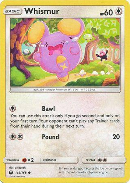 116 / 168 Whismur - Common - Collectible Madness