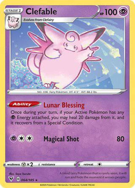 064/185 Clefable - Rare - Collectible Madness