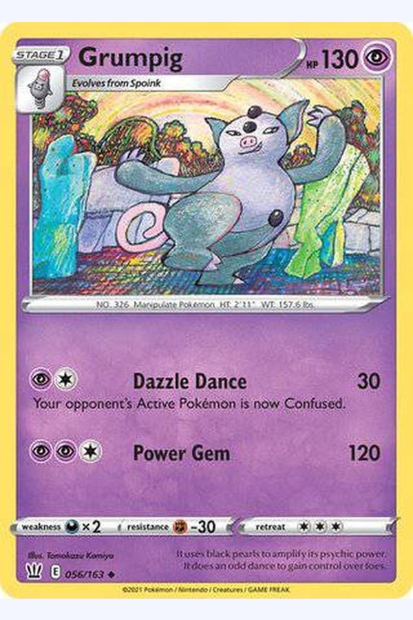 056/163 Grumpig - Uncommon - Collectible Madness