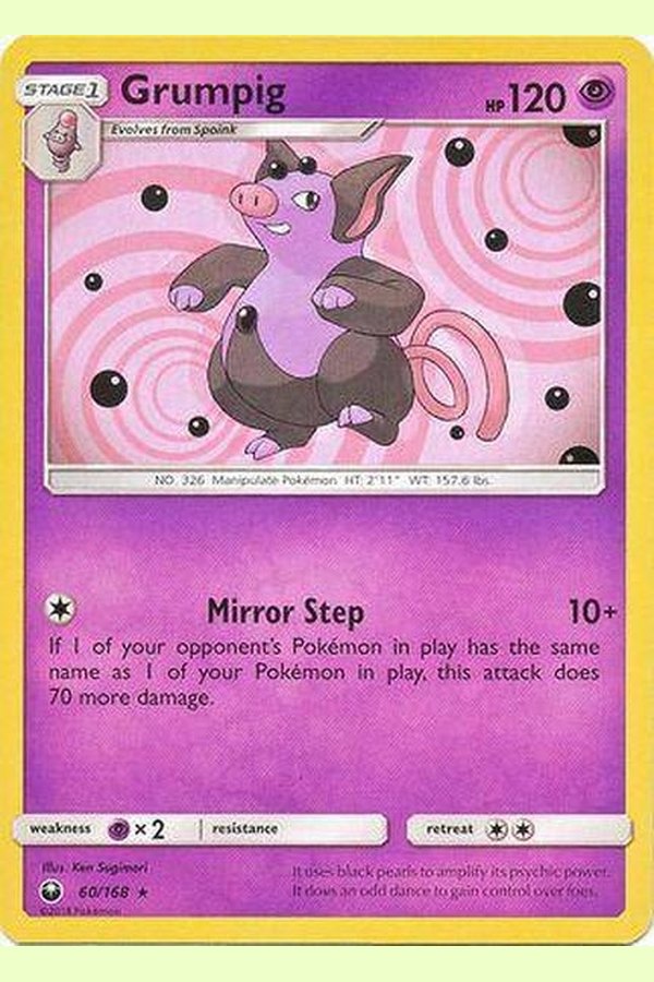 060 / 168 Grumpig - Rare - Collectible Madness