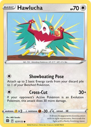 127/172 Hawlucha - Common - Collectible Madness