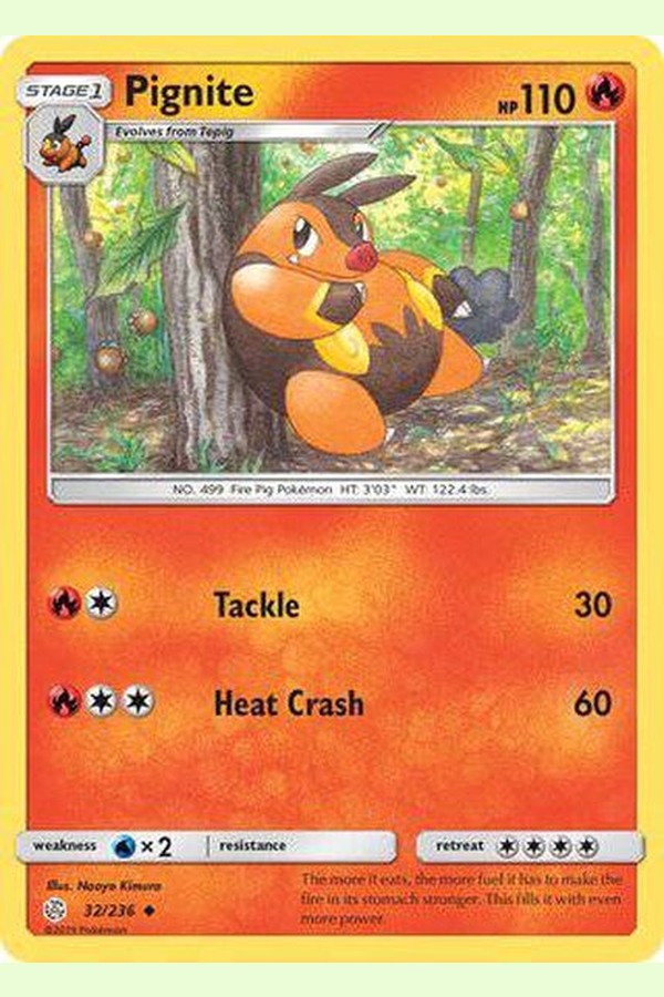 032/236 Pignite - Uncommon - Collectible Madness
