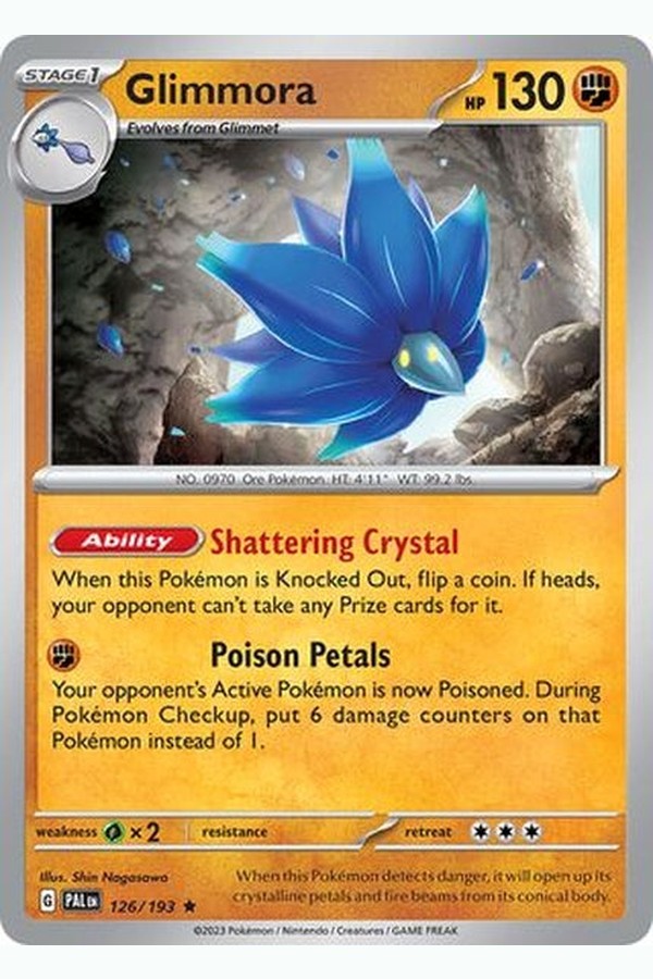 126/193 Glimmora - Rare Reverse Holo