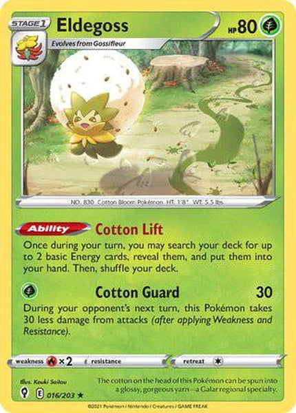 016/203 Eldegoss - Rare Holo - Collectible Madness