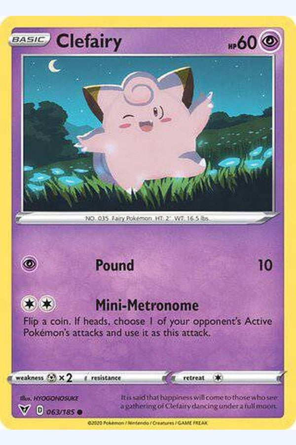 063/185 Clefairy - Common - Collectible Madness