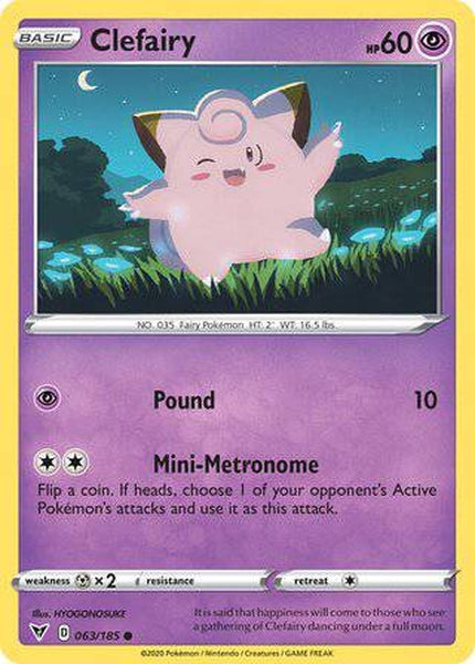 063/185 Clefairy - Common - Collectible Madness