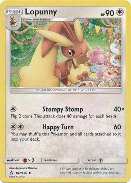 107 / 156 Lopunny-Uncommon - Collectible Madness