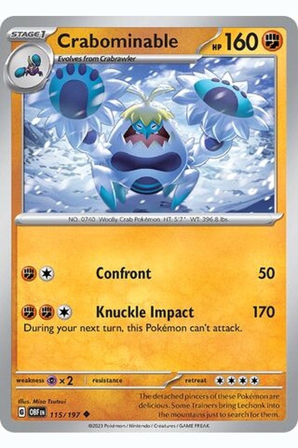 115/197 Crabominable - Uncommon