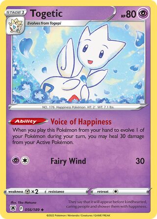 056/189 Togetic - Uncommon - Collectible Madness