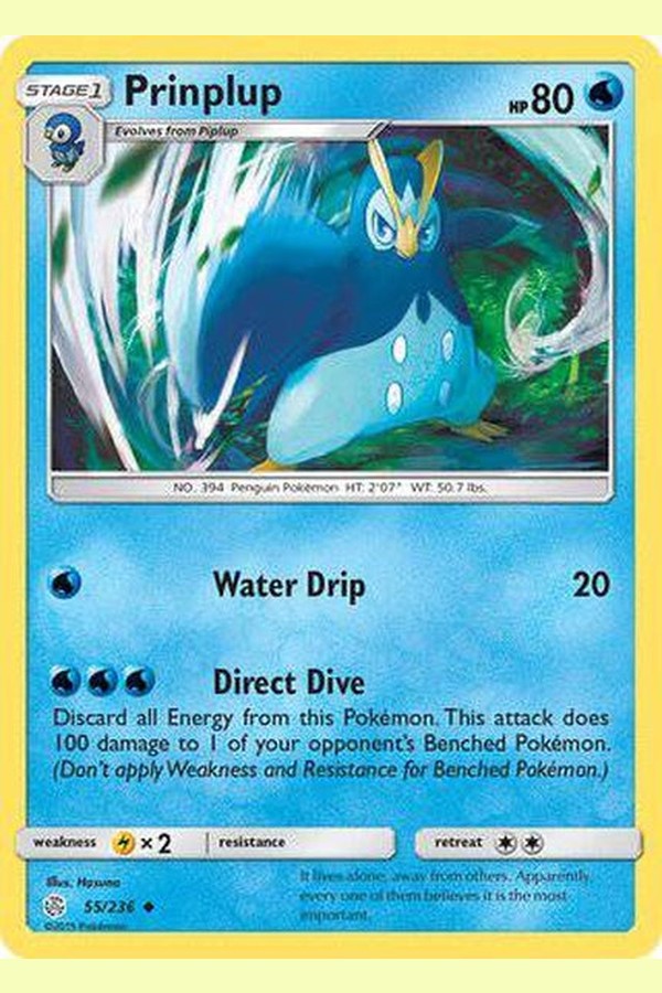 055/236 Prinplup - Uncommon - Collectible Madness