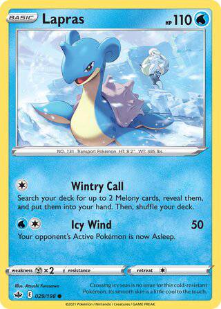 029/198 Lapras - Common - Collectible Madness