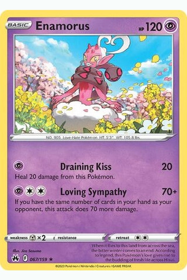 067/159 Enamorus - Rare Reverse Holo