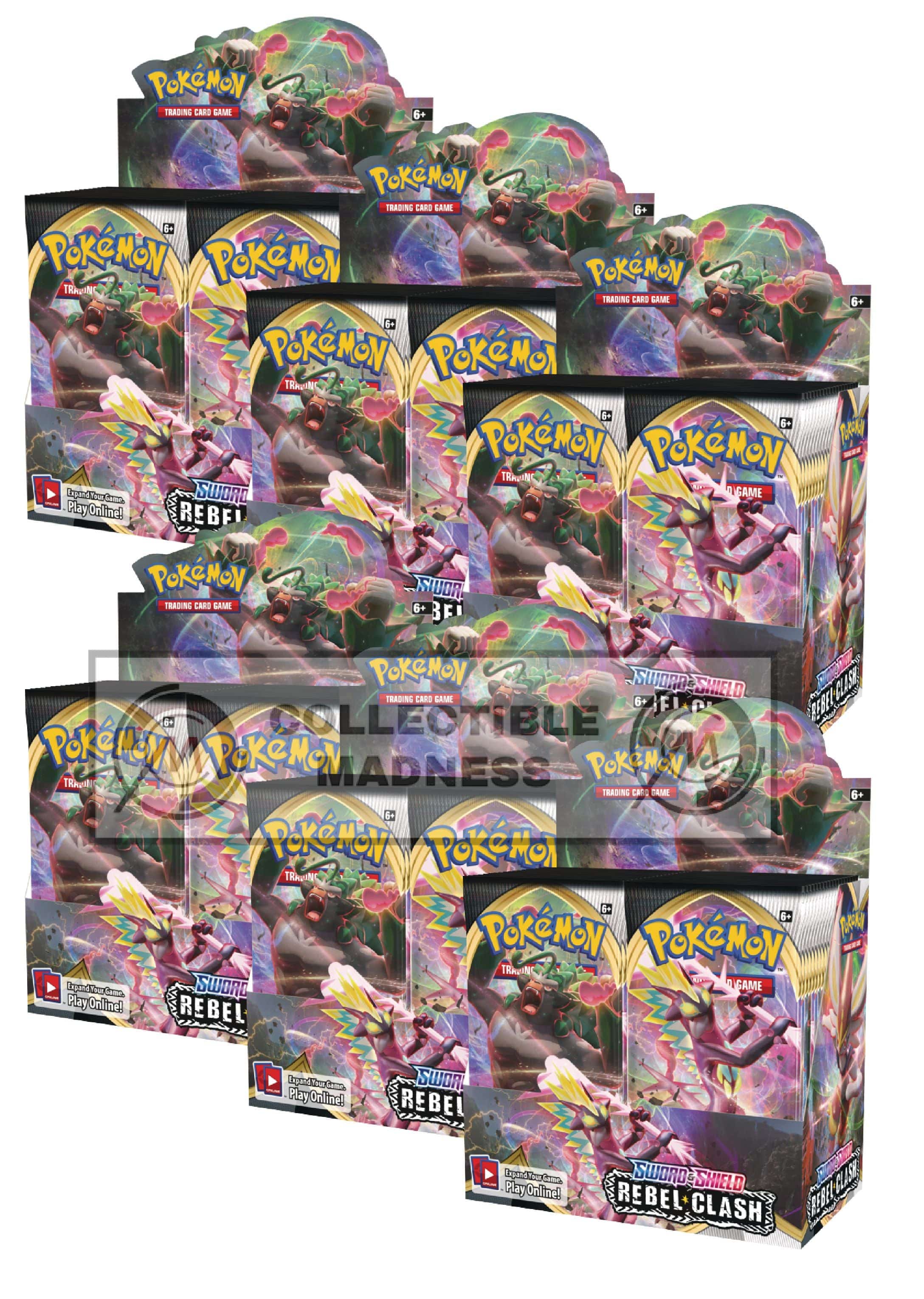 Pokemon - TCG - Rebel Clash Booster Box Options - Collectible Madness