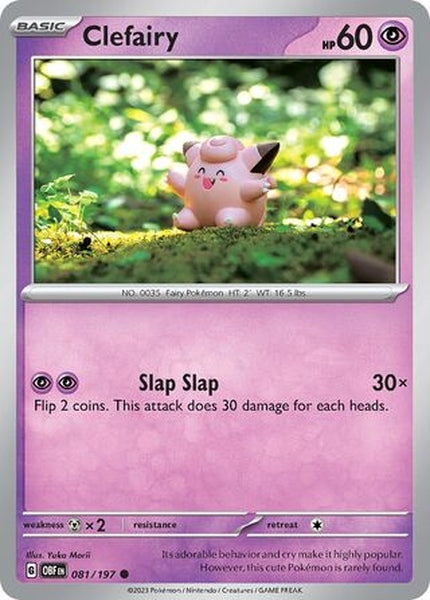 081/197 Clefairy - Common Reverse Holo