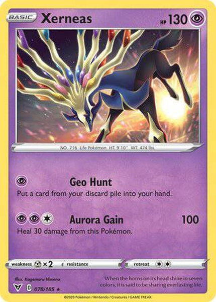 078/185 Xerneas - Rare Holo - Collectible Madness