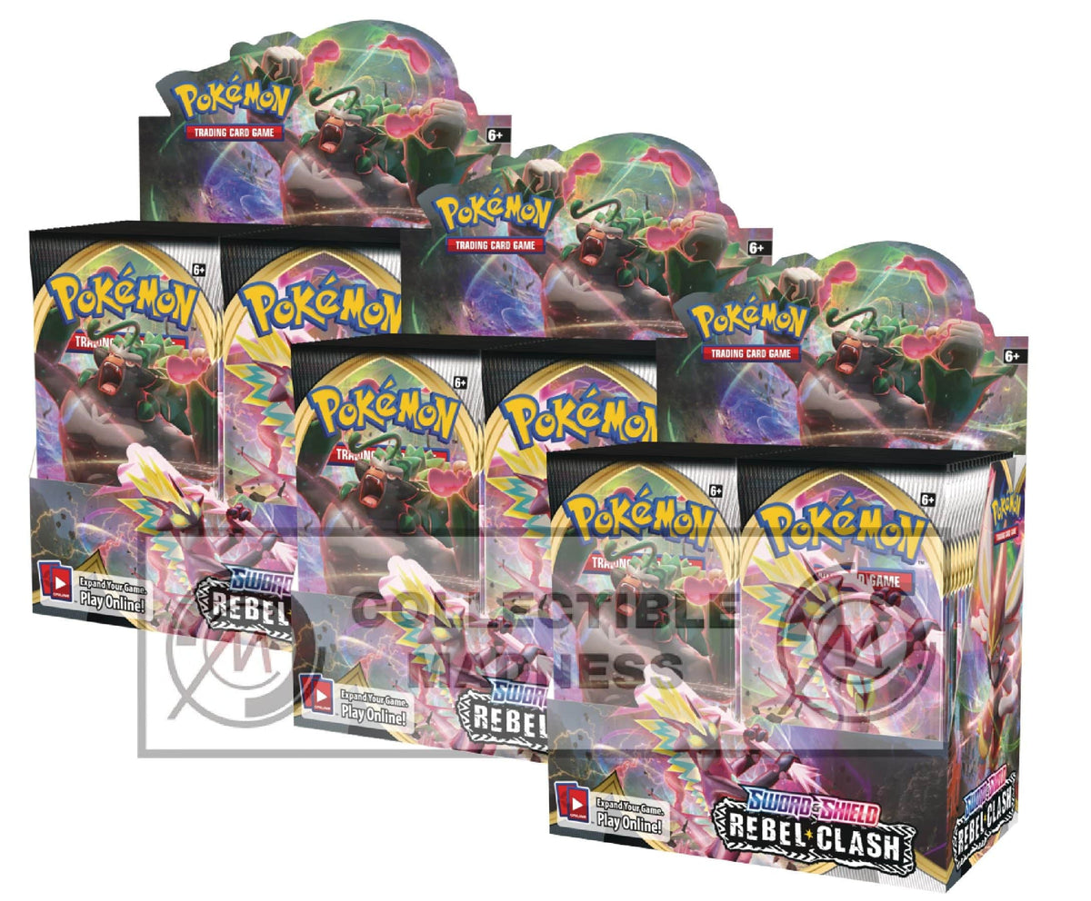 Pokemon - TCG - Rebel Clash Booster Box Options - Collectible Madness