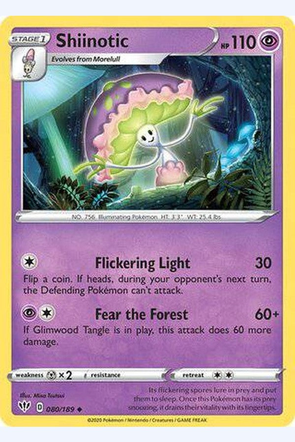 080/189 Shiinotic - Uncommon - Collectible Madness