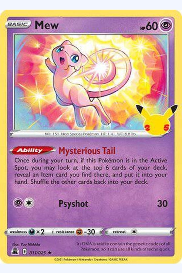 011/025 Mew - Rare Holo - Collectible Madness