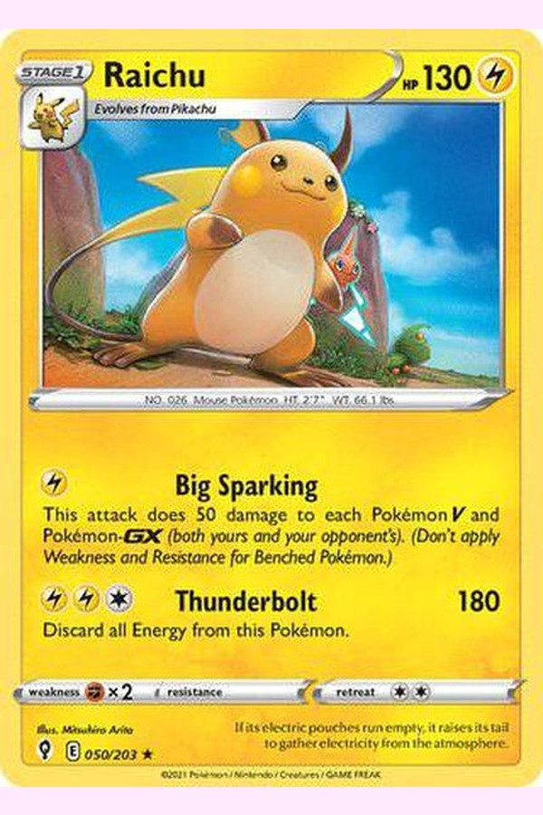 050/203 Raichu - Rare Holo - Collectible Madness