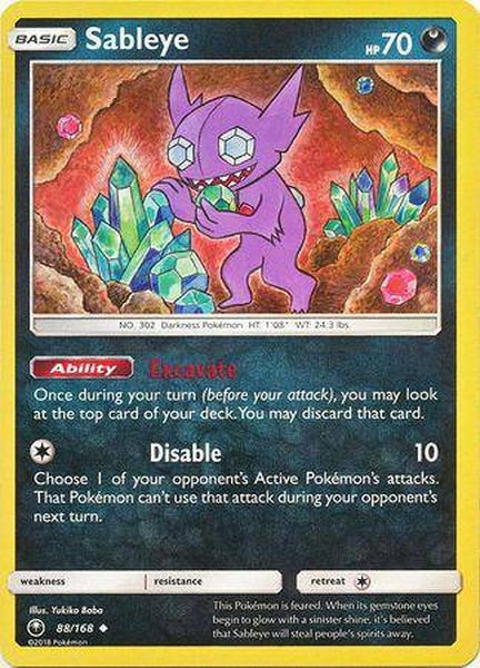 088 / 168 Sableye - Uncommon - Collectible Madness