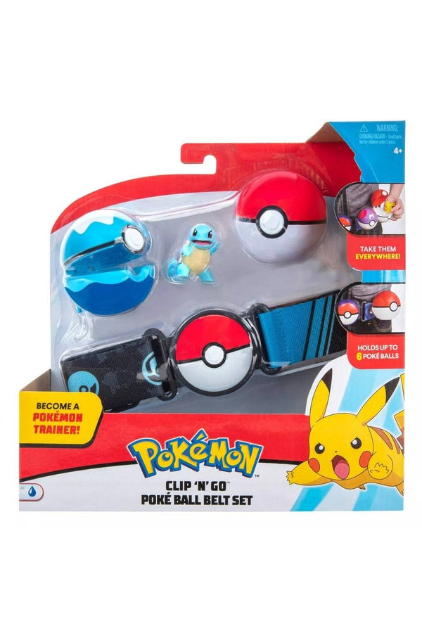 Pokemon - Pokemon Clip n Go Pokeball Belt Set Assortment - Collectible Madness